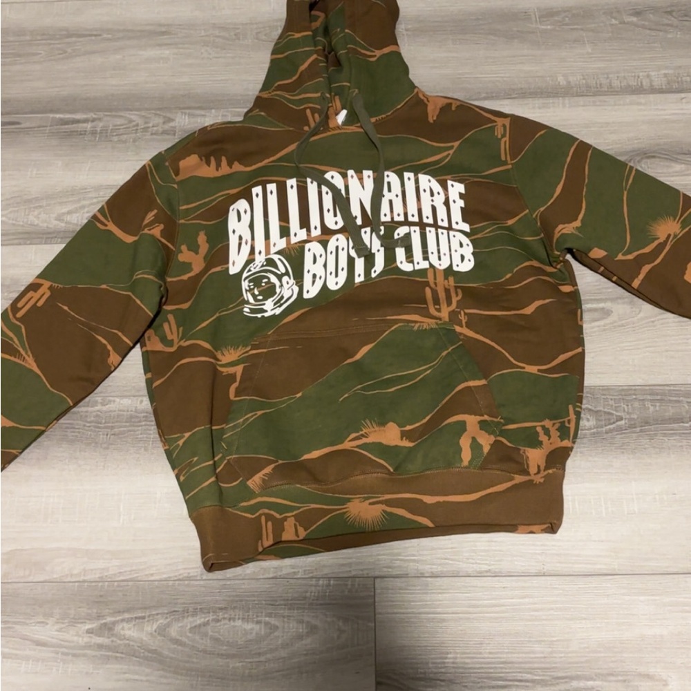 Billionaire Boys Club Green and Brown Hoodie